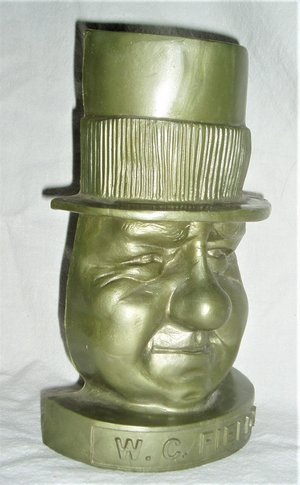 Bookend, W.C. Fields, Injection Mold Plastic