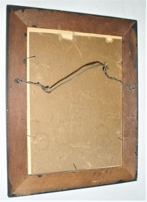 Antique Watercolors, Dutch Boy & Girl, Oak Leaf Frames