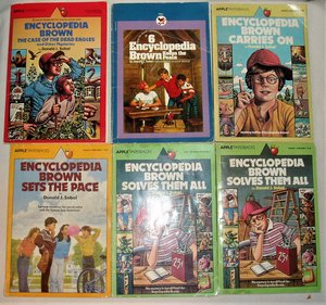 Encyclopedia Brown, Apple Paperbacks, 6 Different