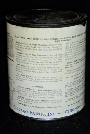 Chief Barn Paint, Quart, Vintage, New Old Stock - Full!