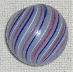 Antique Clambroth Marble, 3-Color Caged, Extremely Rare, Free USA Shipping