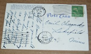 Antique Postcard,Gallahadion, Kentucky Derby Winner, Racing Horse, 2nd Card Ships Free