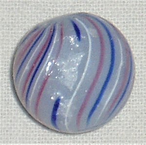 Antique Clambroth Marble, 3-Color Caged, Extremely Rare, Free USA Shipping