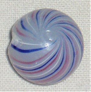 Antique Clambroth Marble, 3-Color Caged, Extremely Rare, Free USA Shipping