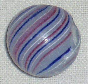 Antique Clambroth Marble, 3-Color Caged, Extremely Rare, Free USA Shipping