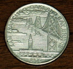 Bay Bridge Half Dollar Commemorative, 1936-S High Grade