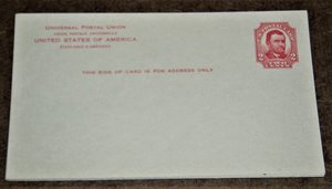 UX25 Unused Postal Card x 7, Ulysses Grant, 1911 Two Cent Card