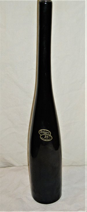 Frankkoma Wine Bottle  Vase 35th Anniversary, F55 Black
