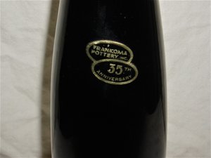 Frankkoma Wine Bottle  Vase 35th Anniversary, F55 Black