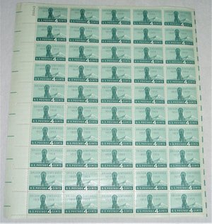 Mint 4c Stamp Sheet, Oregon Statehood , Scott Catalog #1124x 50 Stamps