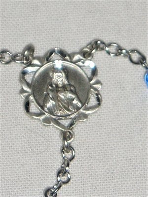Malco Rosary and Prayer Beads, Sterling Silver