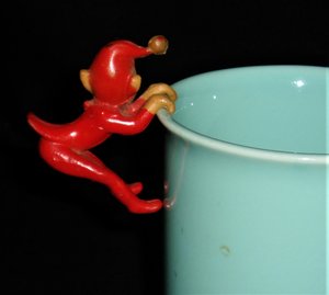 Elf Pixie Glass Hanger Hugger