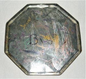 Sunshine Biscuits Liberty Bell Handled Tin