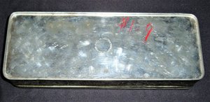 Vintage Tin, Romantic Couple and Cherubs, West Germany