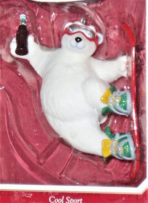 Vintage Hallmark Ornament, Cool Sport Coca-Cola Polar Bear