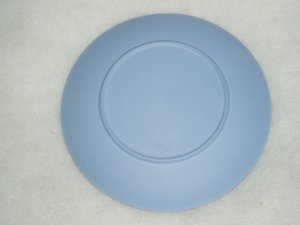 Christmas Plate, 1969 Wedgwood, Jasperware Blue White, Windsor Castle