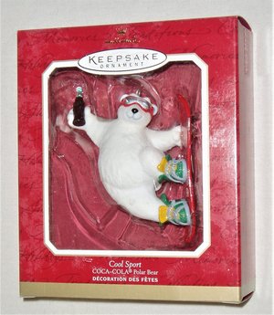 Vintage Hallmark Ornament, Cool Sport Coca-Cola Polar Bear