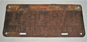 Nebraska License Plate, 1935, Sound