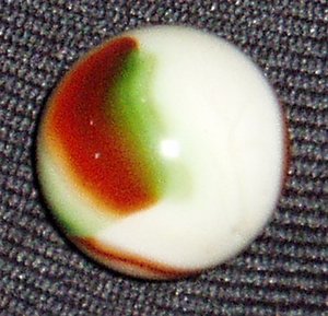 Peltier Christmas Tree Marble, .665", Vintage Toy