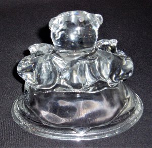 Crystal Figurine Coca-Cola Polar Bear and Cubs
