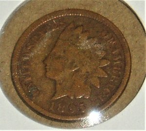 Indian Head Pennies, 5 Different Dates, Grade = Good, Group #2