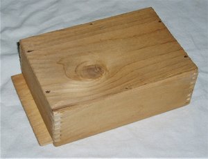 Elf Codfish Wood Box, 1 Pound, Lyon Fish Company