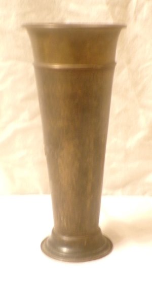 Antique Brass Vase, Ville de Liege, Belgium