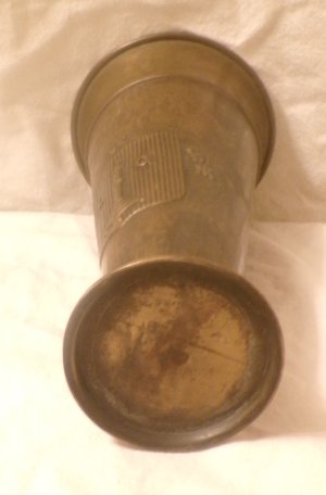 Antique Brass Vase, Ville de Liege, Belgium