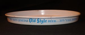 Heileman's Old Style Beer Tray, 1961