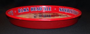 Vintage Beer Tray, Valley Forge Beer Scheidt's Rams Head Ale