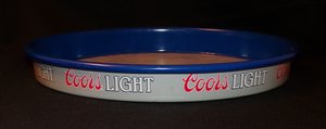 Vintage Beer Tray, Coors Light 13"