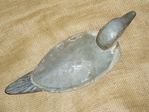 Duck Decoy, Pintail, 3-Piece Wood, Vintage