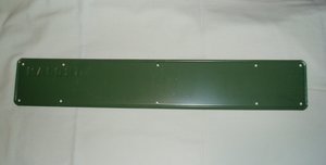 Metal Sign, Trojan Seed Corn, Vintage Mailbox Topper