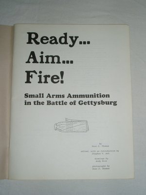 Battle of Gettysburg, Ammunition Book, Civil War