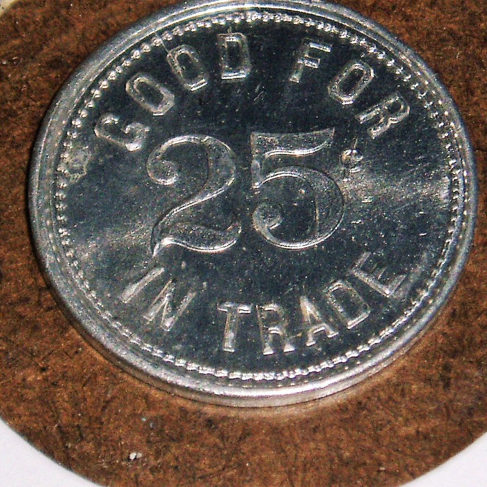 Iowa Trade Token, Audubon, Keith & Hansen 25c