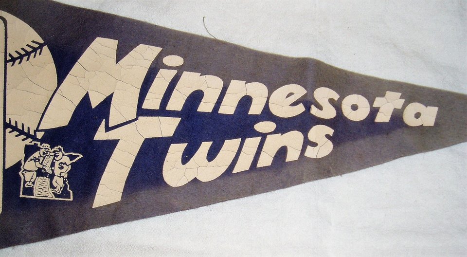 Baseball Photo Pennant, Minnesota Twins, 1960's, Tony Oliva, Rookie of the Year, Free USA Shipping