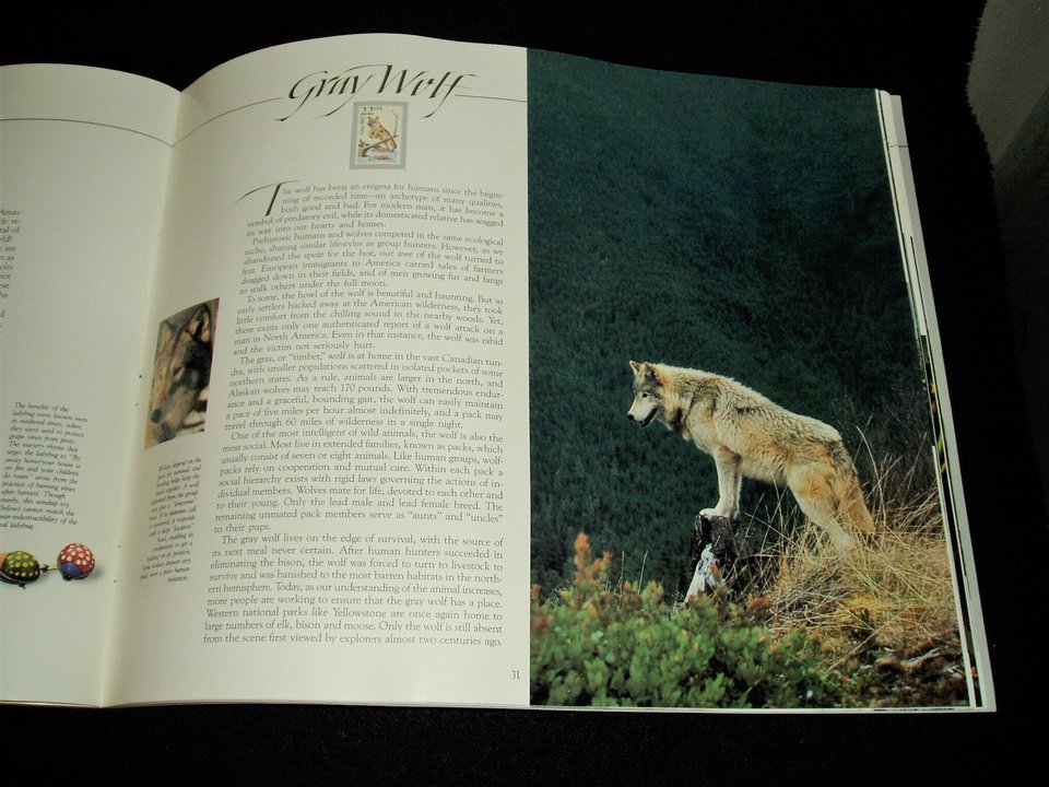 USPS Book, Wildlife America, with Mint Sheet of 50 Stamps, Scott #2286a