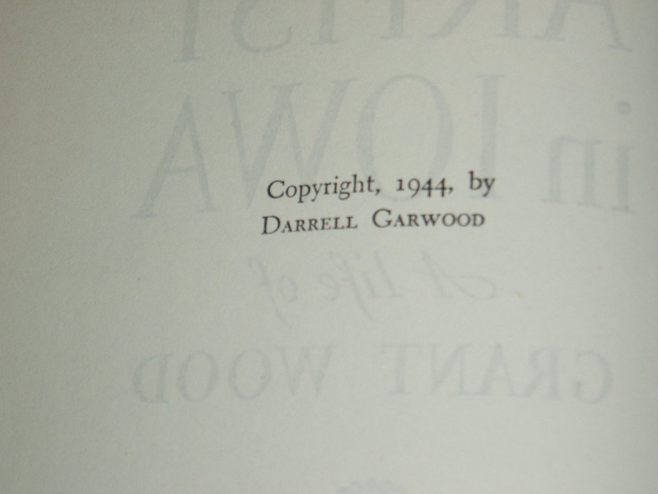 First Edition, Artist in Iowa - A Life of Grant Wood