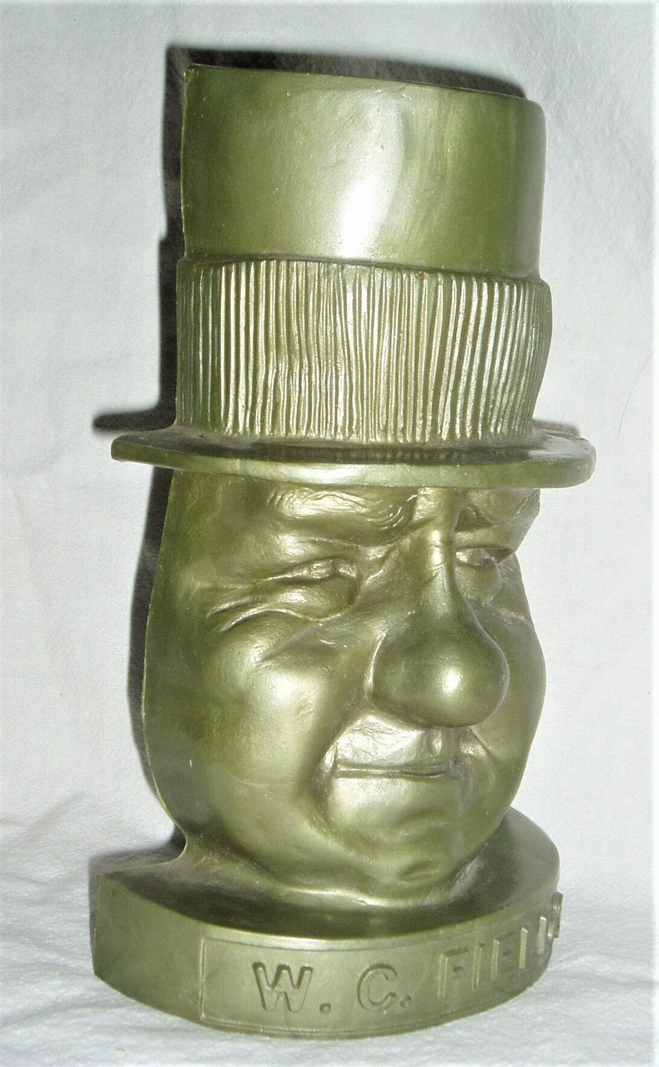 Bookend, W.C. Fields, Injection Mold Plastic