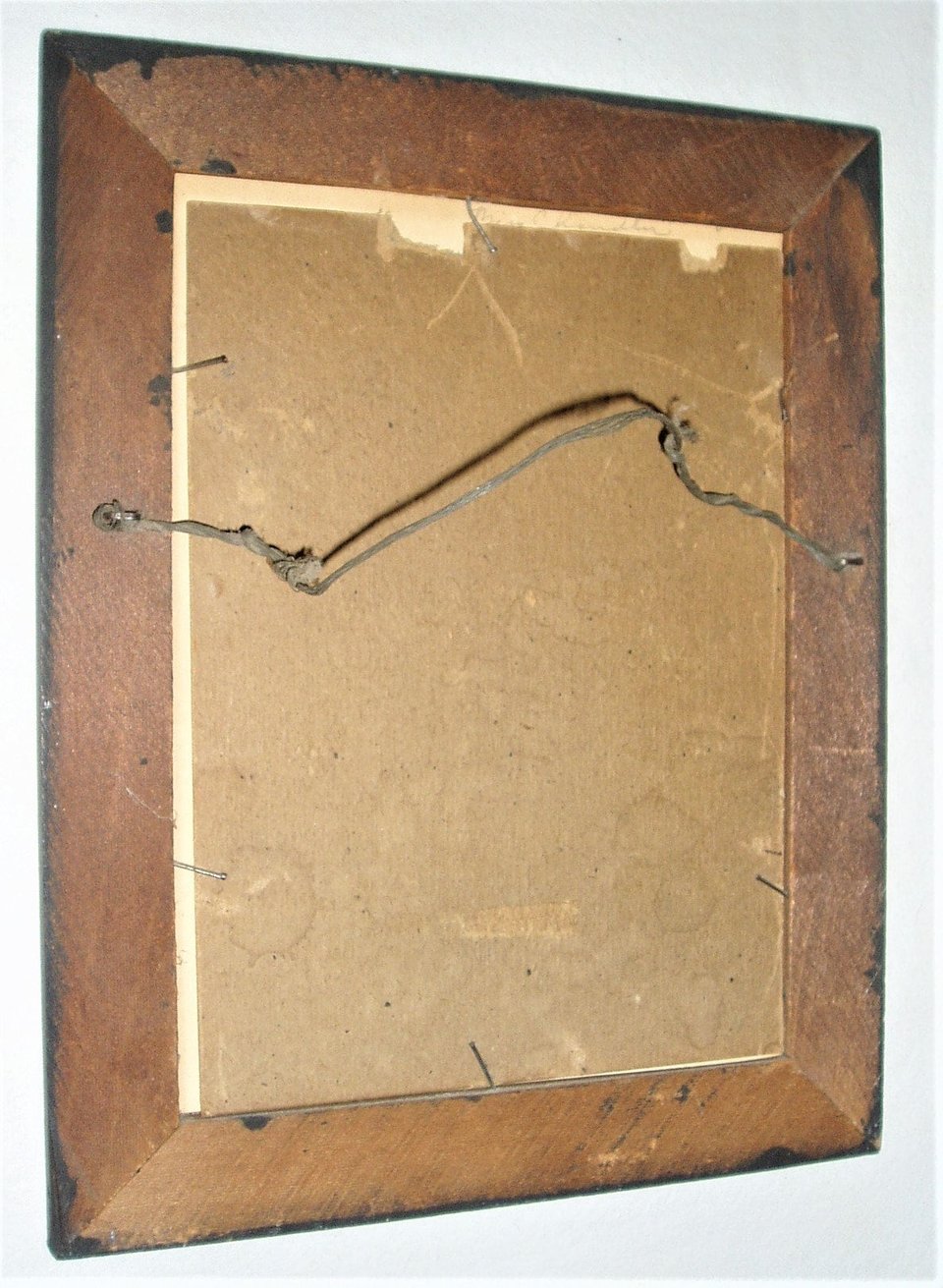 Antique Watercolors, Dutch Boy & Girl, Oak Leaf Frames