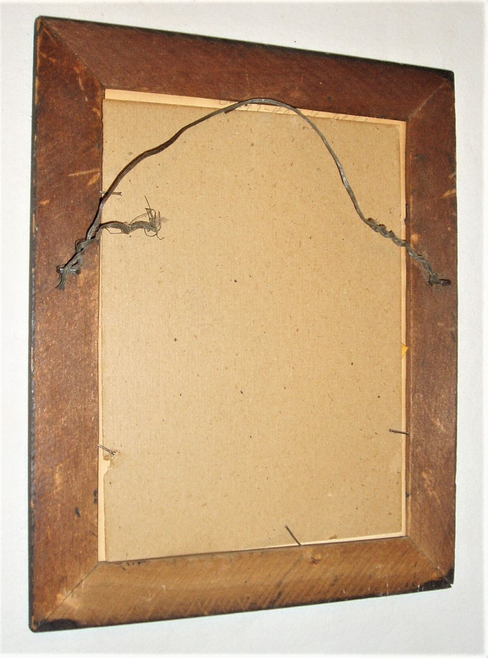 Antique Watercolors, Dutch Boy & Girl, Oak Leaf Frames