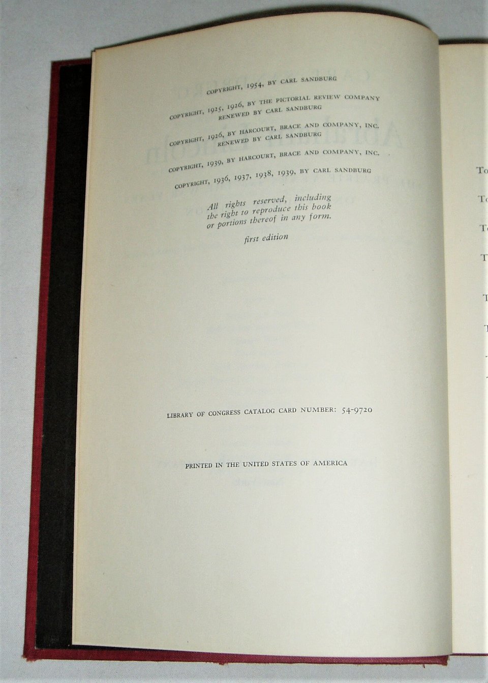 Book, Abraham Lincoln-The Prairie Years and The War Year, Carl Sandburgs