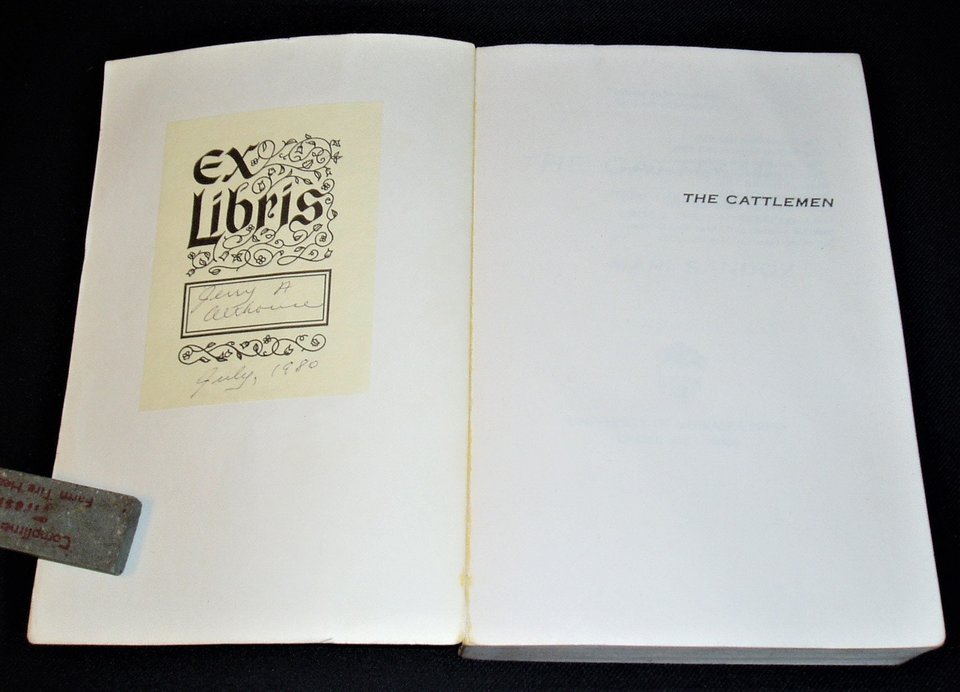 Novel, The Cattlemen, Mari Sandoz, 1978 Bison Book Paperback