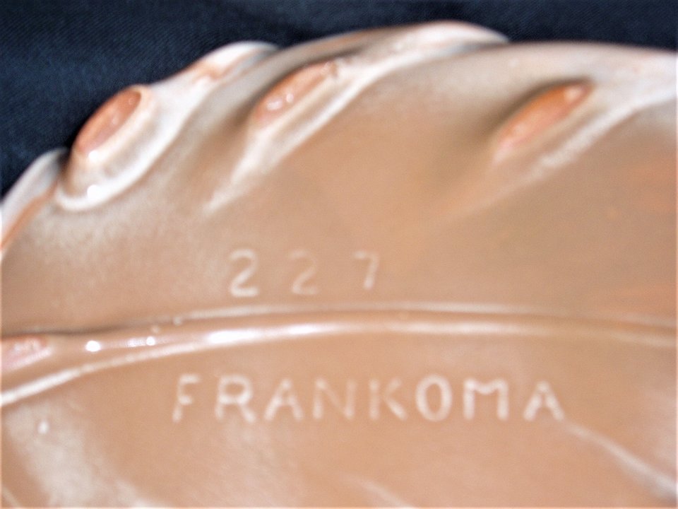 Large Frankoma Leaf Tray Dish, 17"