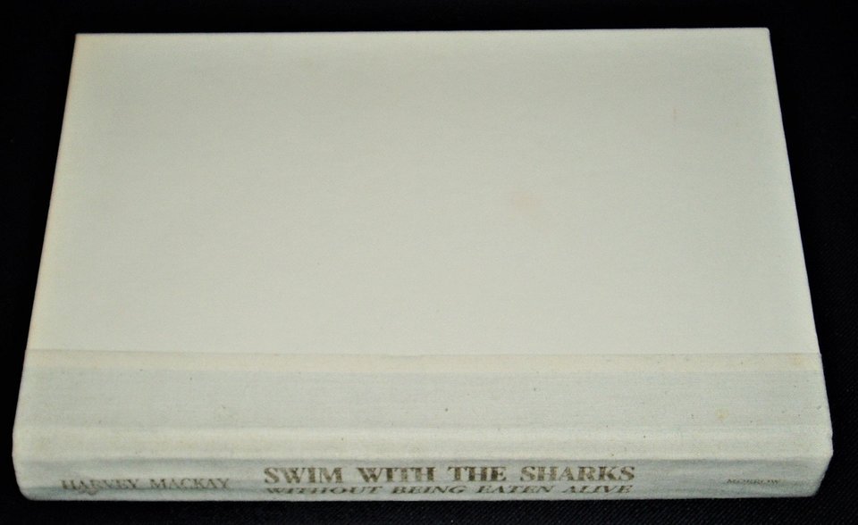 First Edition Book, Swim With The Sharks, Harvey Mackay, Business Strategy