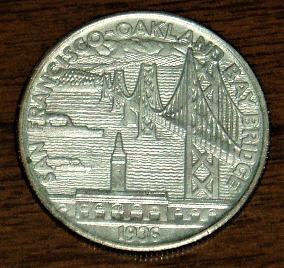Bay Bridge Half Dollar Commemorative, 1936-S High Grade