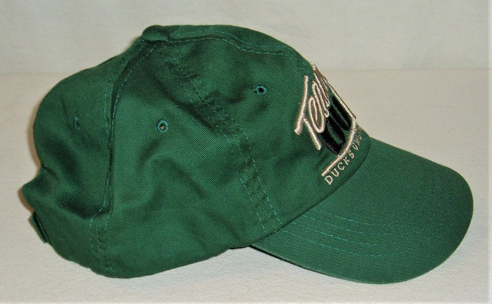 Ducks Unlimited Hat Cap, Green Team DU Volunteer, Adjustable Hook and Loop