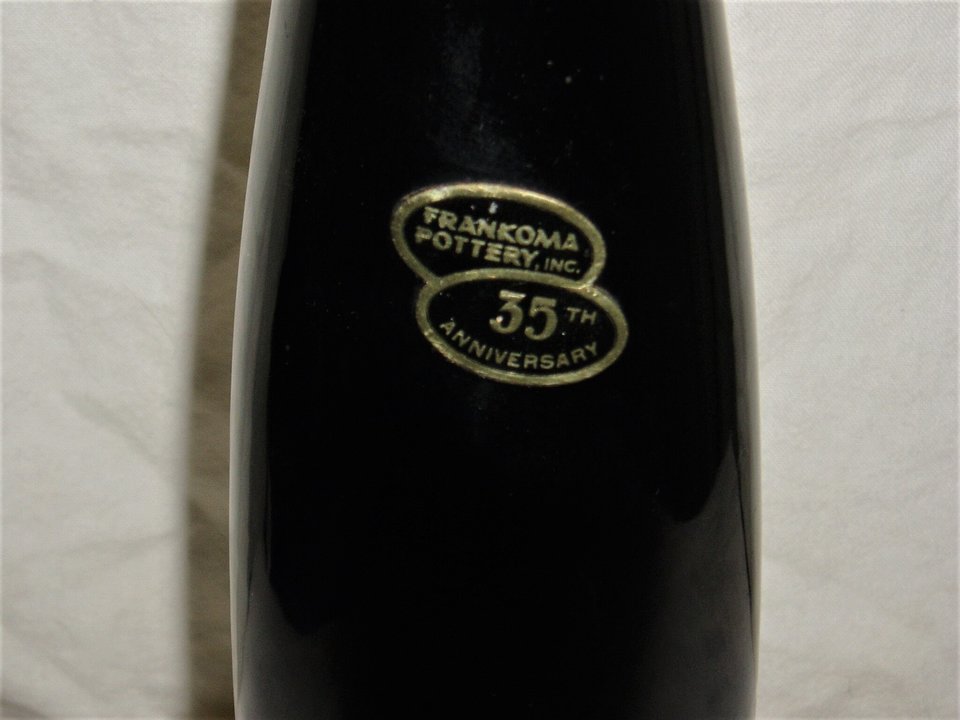 Frankkoma Wine Bottle  Vase 35th Anniversary, F55 Black