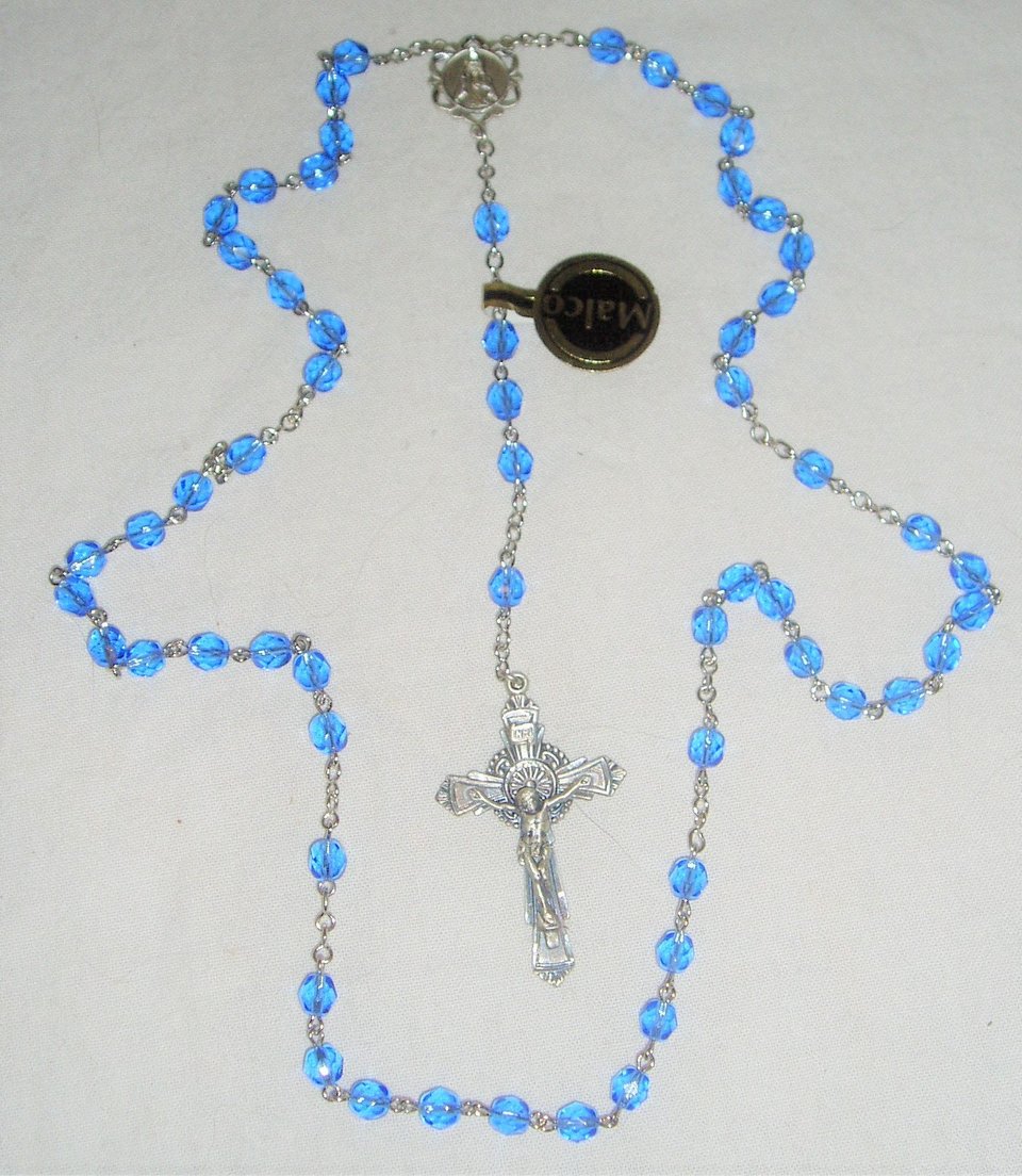 Malco Rosary and Prayer Beads, Sterling Silver