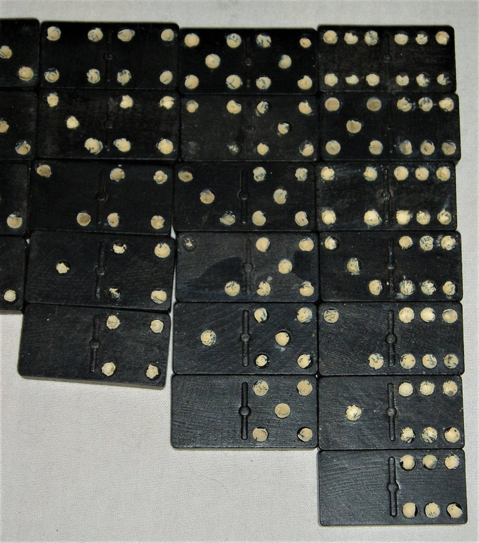 Vintage Dominoes, 40-Star Flag Design, Full Set of 28